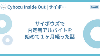 サイボウズで内定者アルバイトを始めて１ヶ月経った話