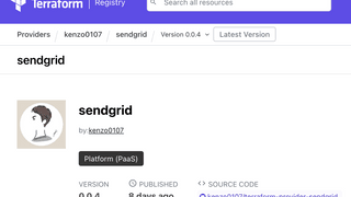 Terraform Provider を自作し SendGrid リソースを管理した話
