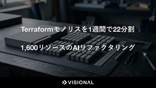 Terraformモノリスを1週間で22分割 - 1,600リソースのAIリファクタリング