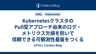 KubernetesクラスタのPull型アプローチ由来のログ・メトリクス欠損を防いで信頼できる可観測性基盤をつくる