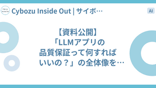 【資料公開】「LLMアプリの品質保証って何すればいいの？」の全体像を整理して勉強会をやりました