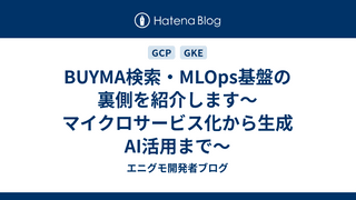 BUYMA検索・MLOps基盤の裏側を紹介します～マイクロサービス化から生成AI活用まで～